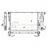 Радиатор BMW X3 F25 10-/X4 F26 14 SAT BW0014 1422876335 P6DGJ4 I