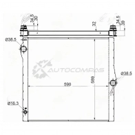 Радиатор BMW X5 E70 3.0/4.8 07 SAT 1422798389 83 ARL BW0010071