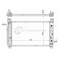 Радиатор CHEVROLET AVALANCHE/SUBURBAN/TAHOE/YUKON//CADILLAC ESCALADE 4.8/5.3 99-06 SAT K324 Q 1422798941 CH0003