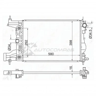 Радиатор CHEVROLET CRUZE 09 SAT SGCH00061 Z7I HKQ 1422799460