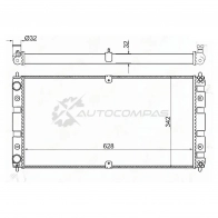 Радиатор CHEVROLET NIVA 02 SAT 1422808803 SGCH0010 SU Q53