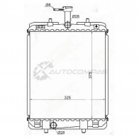 Радиатор CITROEN C1/PEUGEOT 107/Toyota AYGO 1.0 05 SAT PG0004 1422819135 JZMX 1