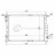 Радиатор DAEWOO MATIZ /CHEVROLET SPARK 05