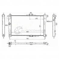 Радиатор DAEWOO NEXIA 1.5/1.8 95-(трубчатый) SAT K3WVE PN SGDW0001MTR 1440514904