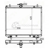 Радиатор DAIHATSU TERIOS/TERIOS KID 02-10 EF-DET/Toyota CAMI 07-/LITE/TOWNACE S402 07 SAT 1422822334 DA000107 VIKM0 M2