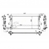 Радиатор FIAT DUCATO/PEUGEOT BOXER/CITROEN JUMPER 2.2TD/3.0 06 SAT PG0009061 1422800143 129 GJ