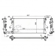 Радиатор FIAT DUCATO/PEUGEOT BOXER/CITROEN JUMPER 2.2TD/3.0 06 SAT SGPG000906 D CTVEK 1422799926