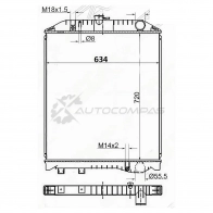 Радиатор HINO 500 FM8J/FG8J/GH8J/FL8J 08- J08ETB/STB SAT HI00091 1440518449 8UN4 2Q