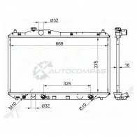 Радиатор HONDA CIVIC 12 SAT W1 Z2QD HD0001FB 1422804163