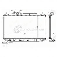 Радиатор HONDA CIVIC 3/5D 1.4/1.8 05 SAT 1422803685 3YD H19 HD0001FN