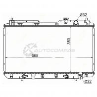 Радиатор HONDA CR-V 95-01 SAT HXWFY 3 HD0004 1422803686