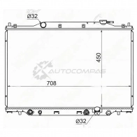 Радиатор HONDA STEP WGN 01-05 SAT JA E3C HD0009RF3 1422803705