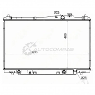 Радиатор HONDA STREAM RN1 1.7 00