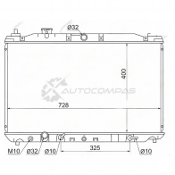 Радиатор HONDA STREAM RN6 06 SAT 1422803894 HD00017 APKCU G