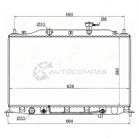 Радиатор HYUNDAI ACCENT/VERNA//DODGE ATTITUDE 1.6 06