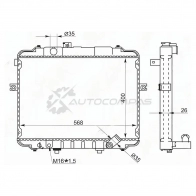 Радиатор HYUNDAI H100/PORTER (TAGAZ) 94