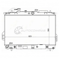 Радиатор HYUNDAI MATRIX MPV 1.5D/1.6/1.8 01 SAT HY0010 1422808134 HWHD ZU