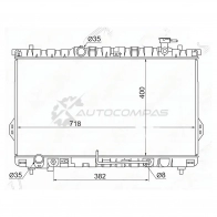 Радиатор HYUNDAI SANTA FE CLASSIC 2.0/2.4/2.7 00-06 SAT 5G 23313 1422808135 HY00061