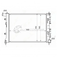 Радиатор HYUNDAI SOLARIS II / KIA RIO IV 17- (трубчатый) SAT 1440523085 SGHY00162MTR 2CC MA