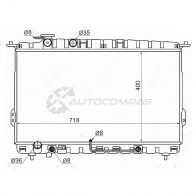 Радиатор HYUNDAI SONATA (TAGAZ) 2.0/2.4/2.5/2.7//HYUNDAI XG 2.5 98