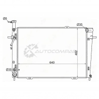 Радиатор HYUNDAI TUCSON/KIA SPORTAGE 2.0/2.7 03