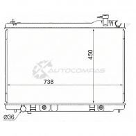 Радиатор INFINITI FX35 03 SAT NS0009FX35 1422815474 MD VMG