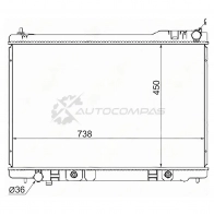 Радиатор INFINITI FX45 03 SAT NS0009FX45 1422815475 3 A1QHW