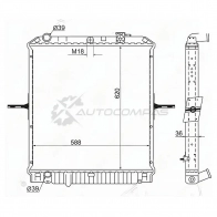 Радиатор Isuzu ELF NPR81 04 SAT JCJUDE A IS00023 1422807646