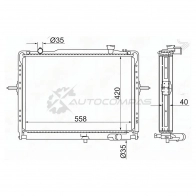 Радиатор KIA BONGO 04- K2400/K2700 D2.4/2.7 (420) SAT 1422808319 KI00072 6BMS QB