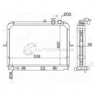 Радиатор KIA BONGO K-SERIES 2.5TC/2.7D (400) SAT KI00071 1422808318 S OLAON0