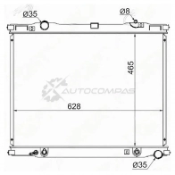 Радиатор KIA SORENTO 2.5D/2.4G 02-06 SAT 6Q APP SGKI0005 1422808292