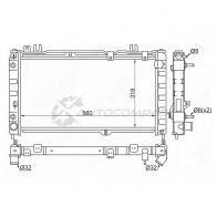 Радиатор LADA GRANTA 12-/DUTSUN ON-DO/MI-DO 14- (трубчатый) SAT LIE OQ8 SGLD0001AT 1422808802