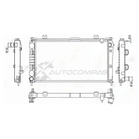 Радиатор LADA GRANTA 15-/KALINA II 13- (трубчатый) SAT SGLD00011R 2SKC BM 1440525634