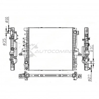 Радиатор LAND ROVER DISCOVERY IV 3.0/5.0 09 SAT LR0005 1440525758 KH 2BQ