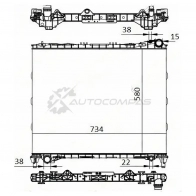 Радиатор LAND ROVER RANGE ROVER 3.0G/5.0G/3.0D/4.4D 13-/SPORT 3.0G/5.0G/3.0D/LR DISCOVERY 3.0D 16 SAT LR0004 1440525757 2QPB 5BX