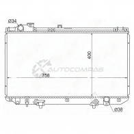 Радиатор LEXUS GS300/ARISTO MAJESTA 3.0 97-05 SAT Y23 PQ2 1422824016 TY0006161