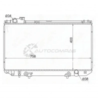 Радиатор LEXUS GS300/ARISTO/CROWN MAJESTA 3.0 91-97