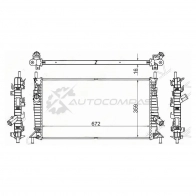 Радиатор MAZDA 3 1.4/1.6/1.6D/2.0/2.0D 03-09/FORD FOCUS II/C-MAX 1.4/1.6/1.6D/1.8/1.8TD/2.0/2 (пласт