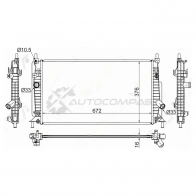 Радиатор MAZDA 3/AXELA 1,6 M/T/2,0/2,3 08- (пластинчатый) SAT SL 903 MZ00081 1422809611