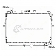 Радиатор MAZDA BONGO SK22 R2\RF 98-03 D SAT 1422810037 MZ00010 28P3 PRC