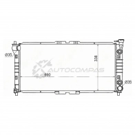 Радиатор MAZDA CAPELLA/626/CRONOS/MS-6 1.8/2.0 92-02 SAT 1422809609 0 0ZS0 SGMZ0002V4