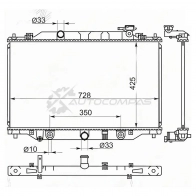 Радиатор MAZDA CX-5 11 SAT 1422810066 MZ0016 IFZ 9C