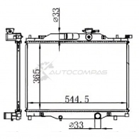 Радиатор MAZDA DEMIO 14- (бензин) SAT MZ00016 MIY SZR 1422810937
