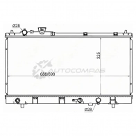 Радиатор MAZDA FAMILIA/323/ASTINA/PROTEGE 98-02 SAT SGMZ00011 1422810348 LD MHE