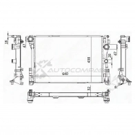 Радиатор MERCEDES C-CLASS W204 11-/E-CLASS W212 09 SAT 7KY WO MB000911 1422811781