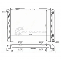 Радиатор MERCEDES C-CLASS W201 2.3 82-93 SAT 1422811067 MB00071 MGNA G