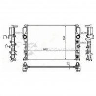 Радиатор MERCEDES E-CLASS W211 2.0/2.0D/2.2D/2.3/2.4/2.8/3.0/3.2/3.5 02-10/CLS-CLASS W219 2.8/3.5 04 SAT MB0011 GP3Y7 B 1422811489
