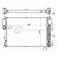 Радиатор MERCEDES S-CLASS W221//CL-CLASS W216 06