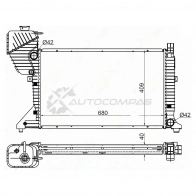 Радиатор MERCEDES SPRINTER 208CDI/211CDI/213CDI/216CDI/308CDI/311CDI/313CDI/316CDI/408CDI/411CDI/413