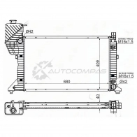 Радиатор MERCEDES SPRINTER 208D/214/308D/310D/312D/314/408D/410D/412D/414 95-06 SAT 5I6 QHPK MB00101 1422811083